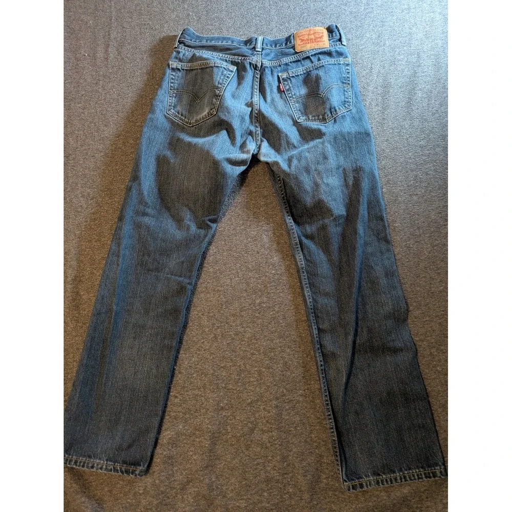 Levi's Jeans Mens 505 Relaxed Fit  33x32 Blue Straight Leg‎ Denim 100% Cotton